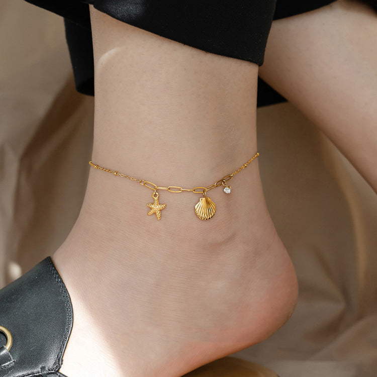 Women's Gold Plated Anklet