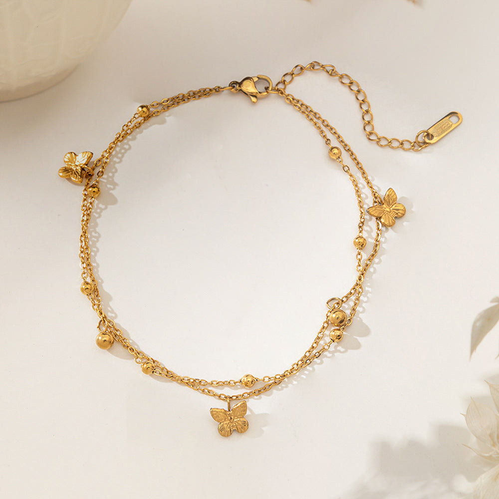 Women's Gold Plated Anklet