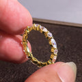 Geometric Marquise Stackable Ring