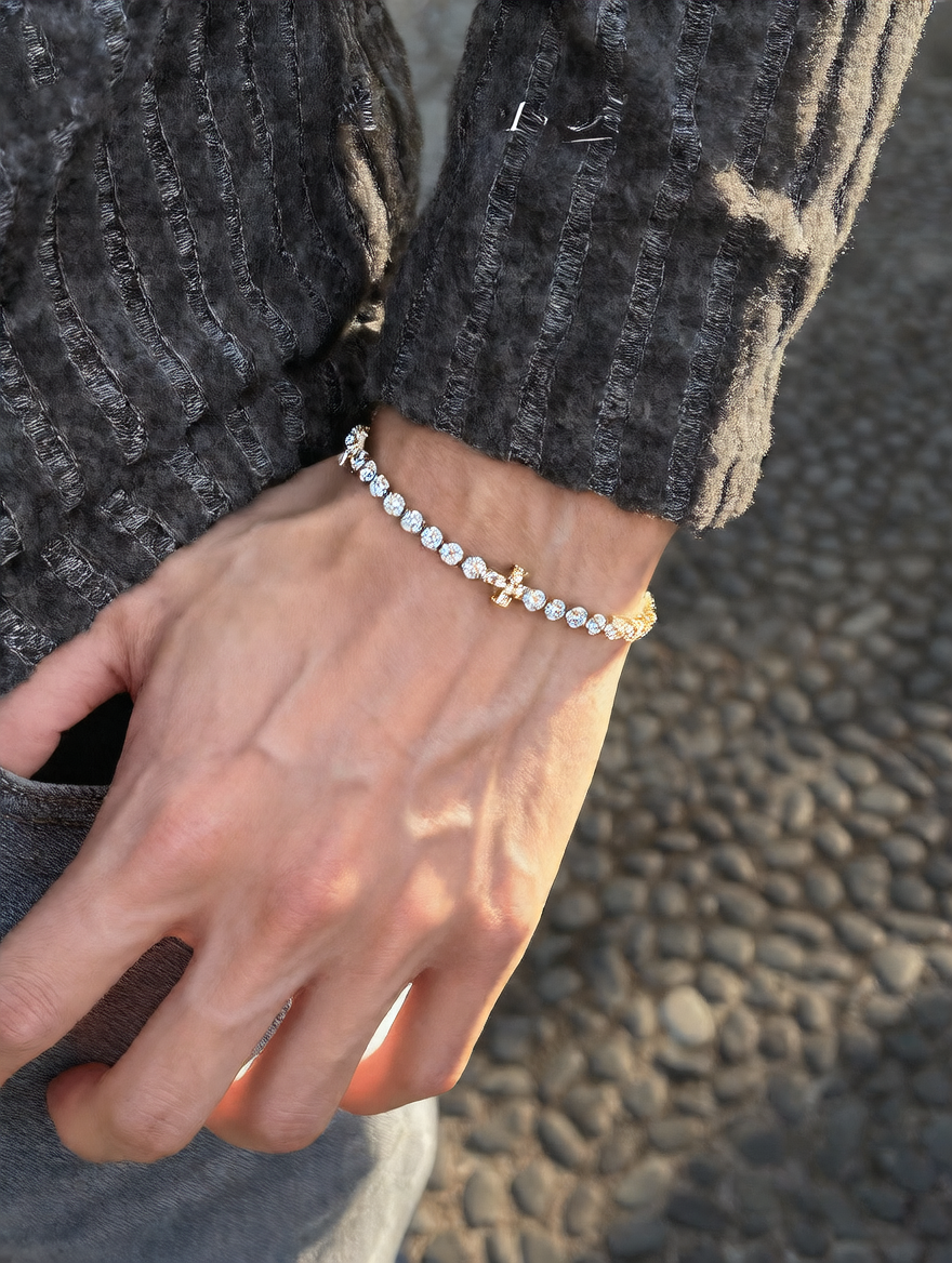 Men's Tennis Bracelet