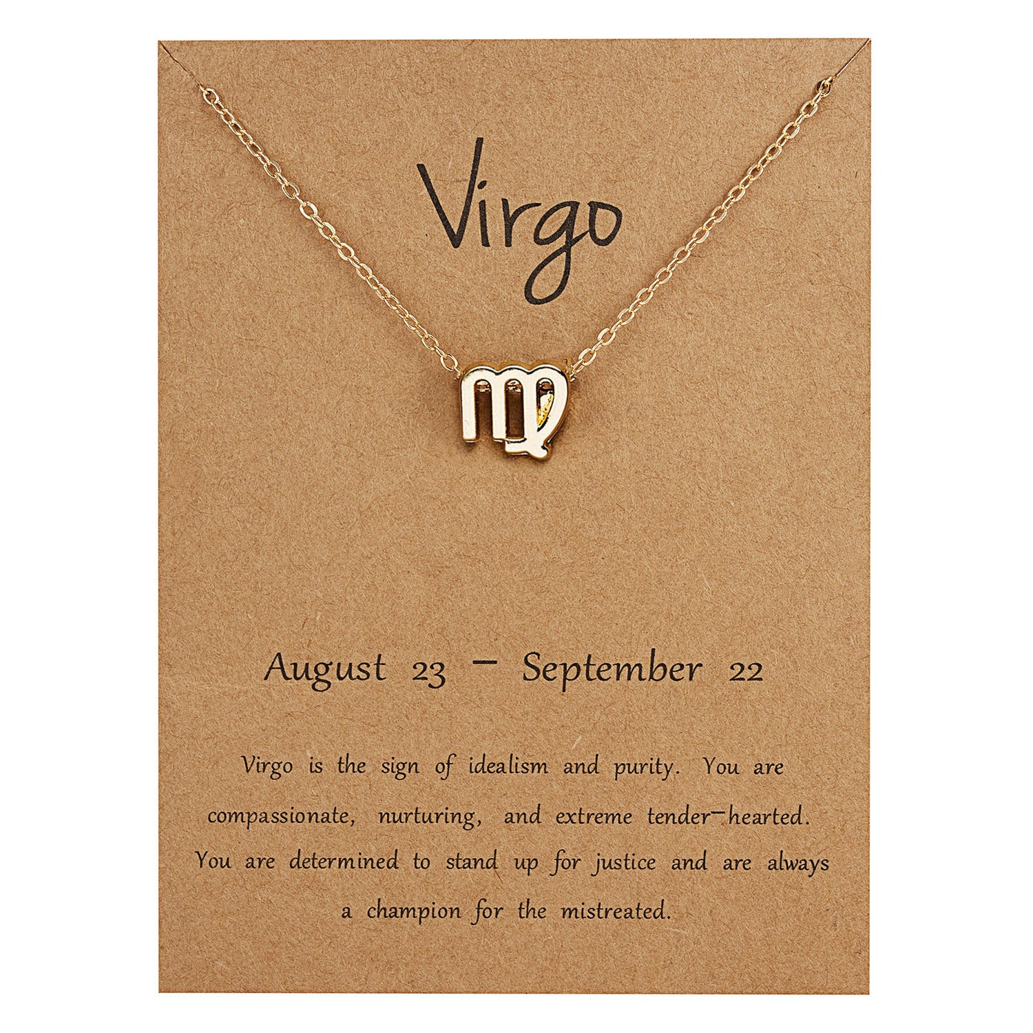 All 12 zodiac signs Chain with Card