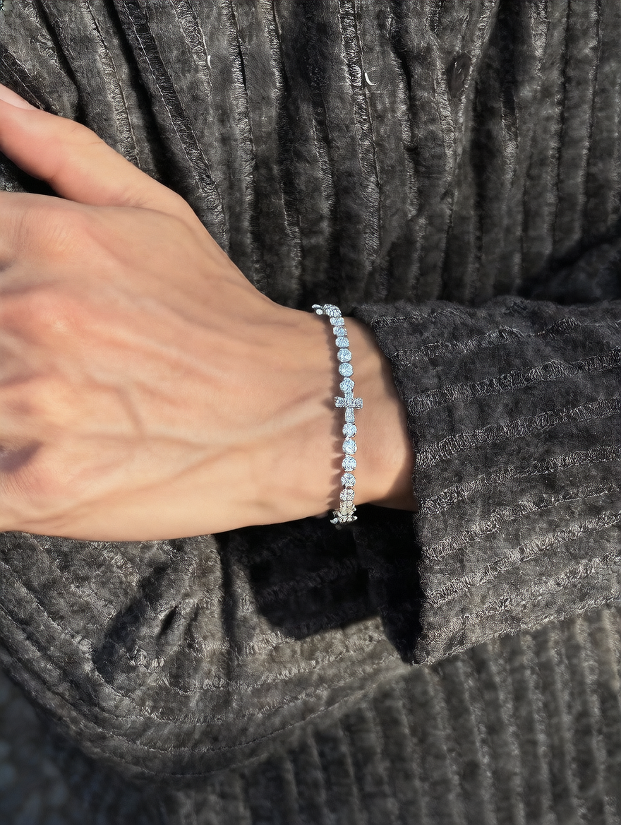 Men's Tennis Bracelet