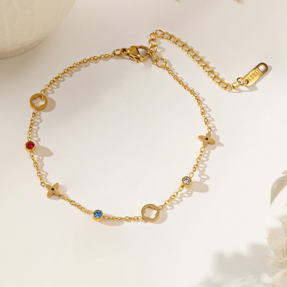 Women's Gold Plated Anklet