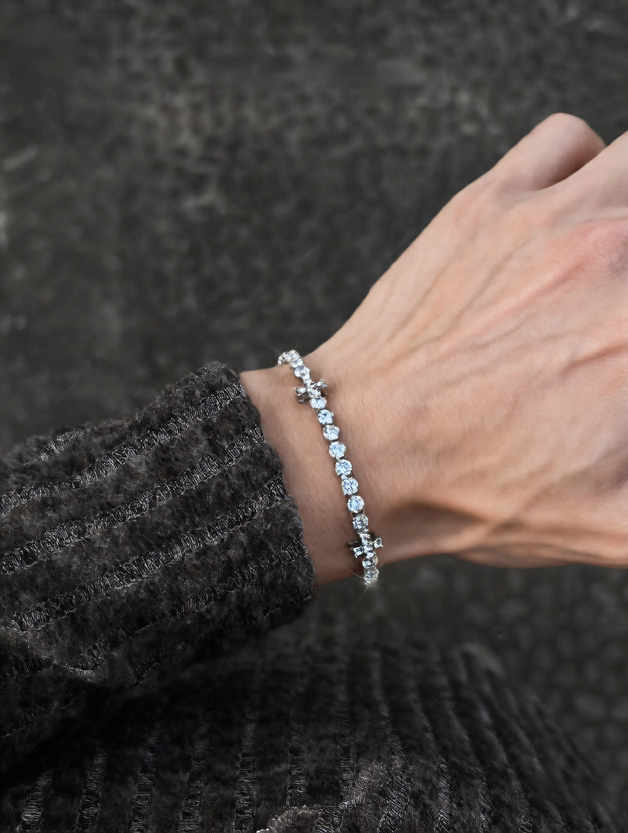 Men's Tennis Bracelet
